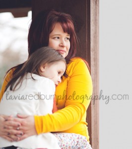 daughter resting with her mom, dramatic side lighting edmond oklahoma
