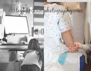 children supporting mom during labor birth in oklahoma