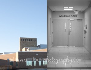 birth details, outside of hospital and doors in ok