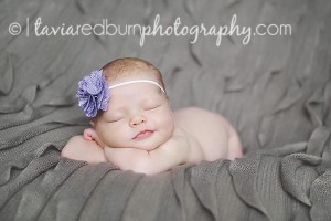 newborn baby girl smiling oklahoma photography