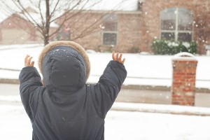 reaching for the snow