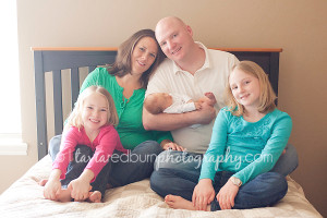 family newborn session in edmond oklahoma