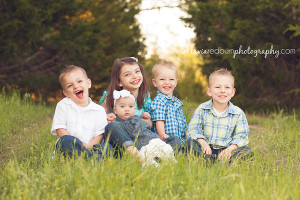 5 kids laughing and smiling