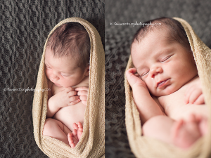 newborn wrapped in cloth on blanket, newborn pose, natural