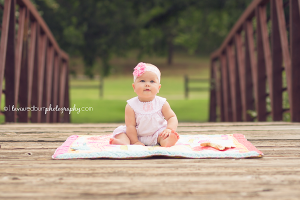 6 month old baby girl photo idea