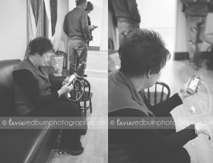 grandmother seeing her grandson for the first time