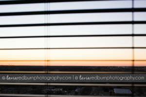 sunset at hospital birth