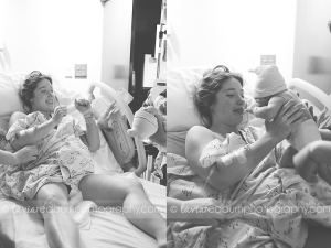 mom meeting her daughter for the first time