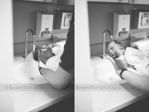 baby's first bath
