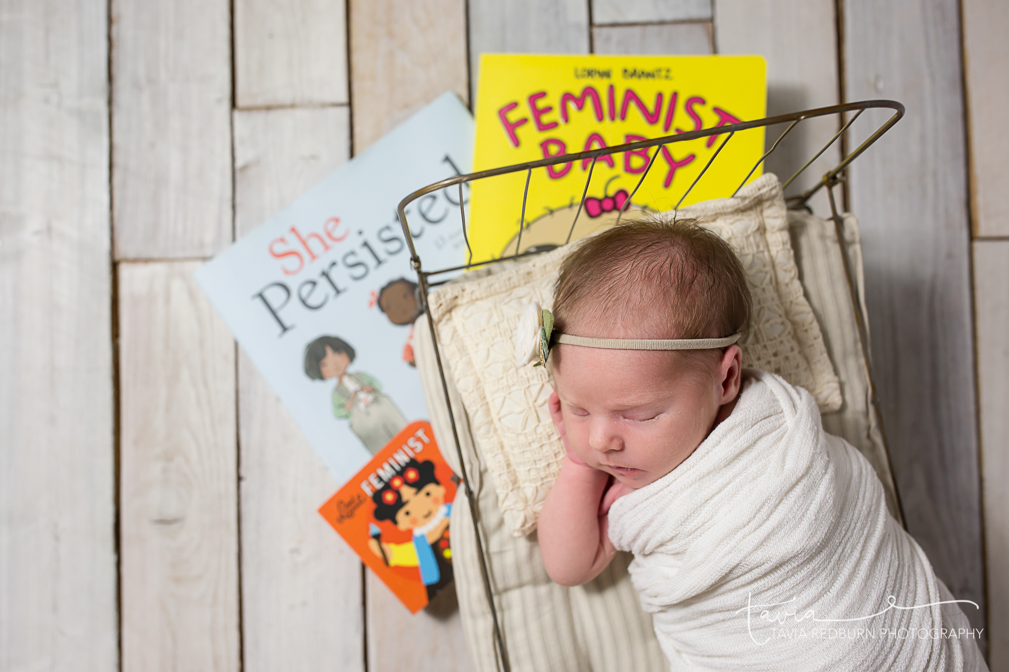 feminist baby newborn photography
