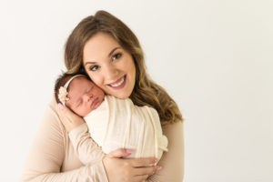 mom and her newborn daughter baby oklahoma yukon